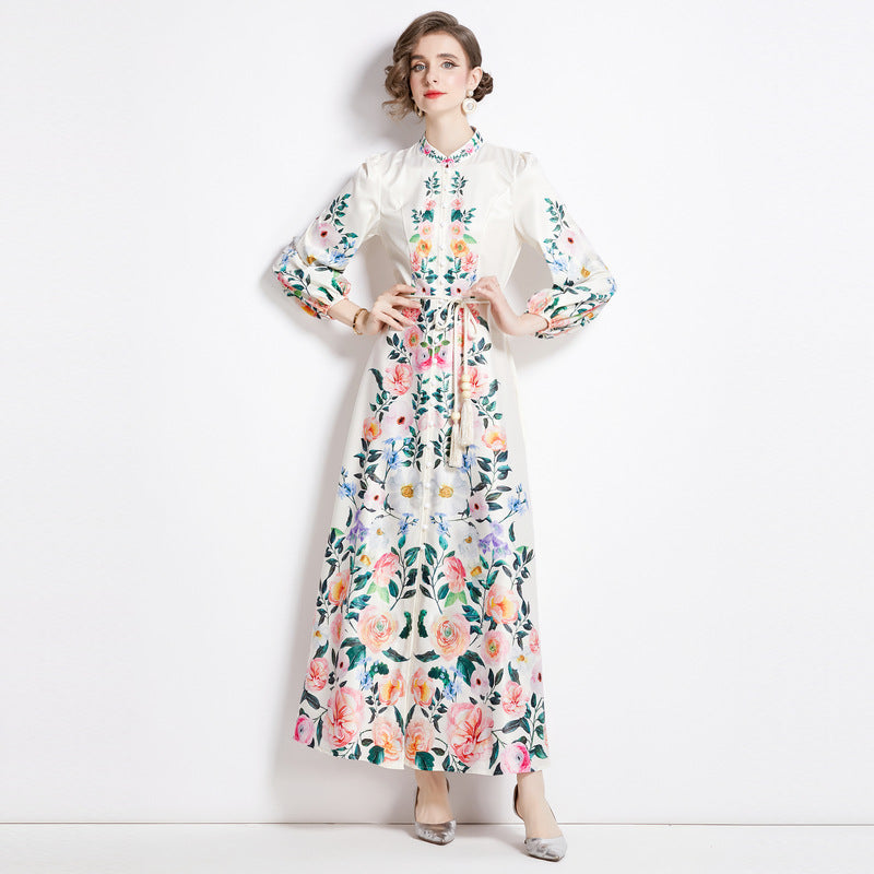 MXX45 Palace Style Flower Dress