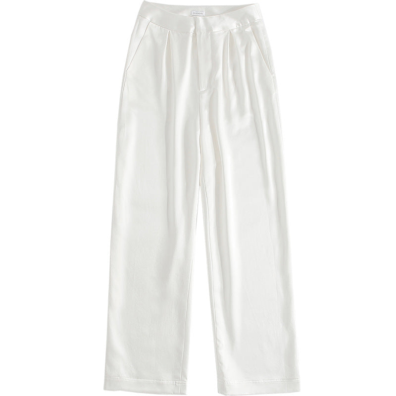 MXX145 Women silk wide leg pants