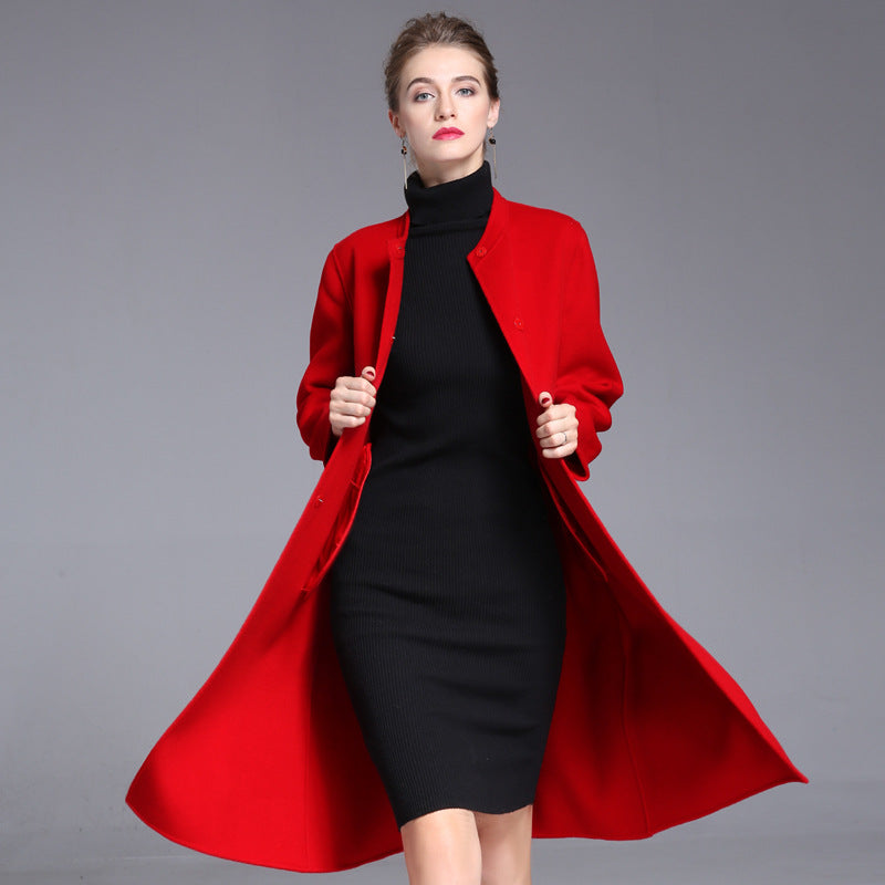 MXX245 Two-sided Cashmere Overcoat