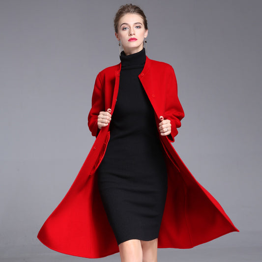 MXX245 Two-sided Cashmere Overcoat