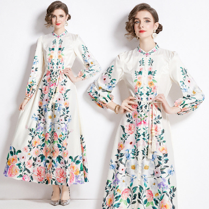 MXX45 Palace Style Flower Dress