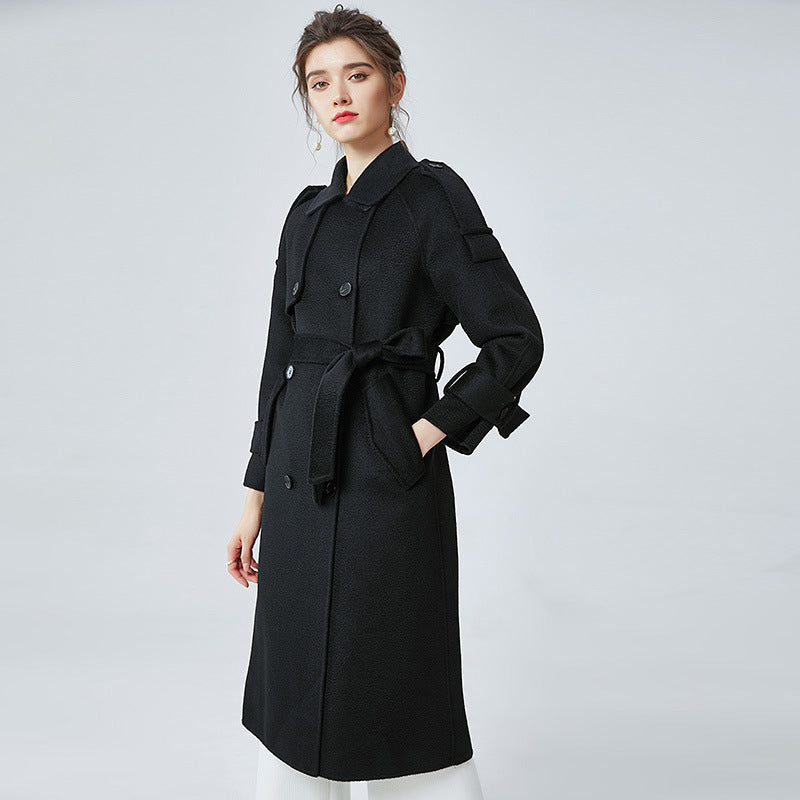 MXX235 Double-breasted Woolen Coats