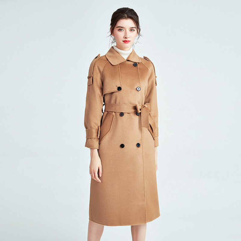 MXX235 Double-breasted Woolen Coats