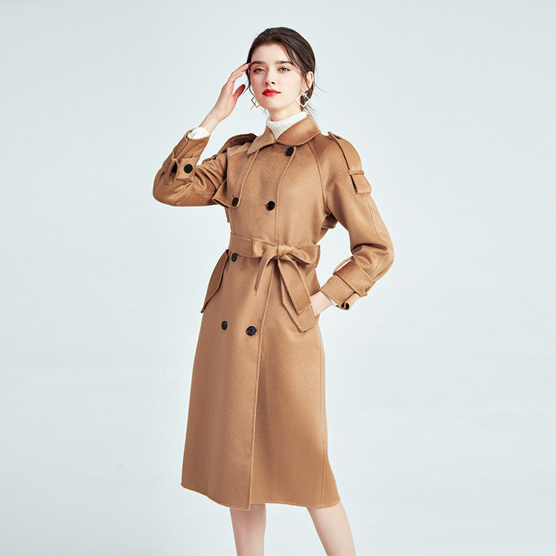 MXX235 Double-breasted Woolen Coats