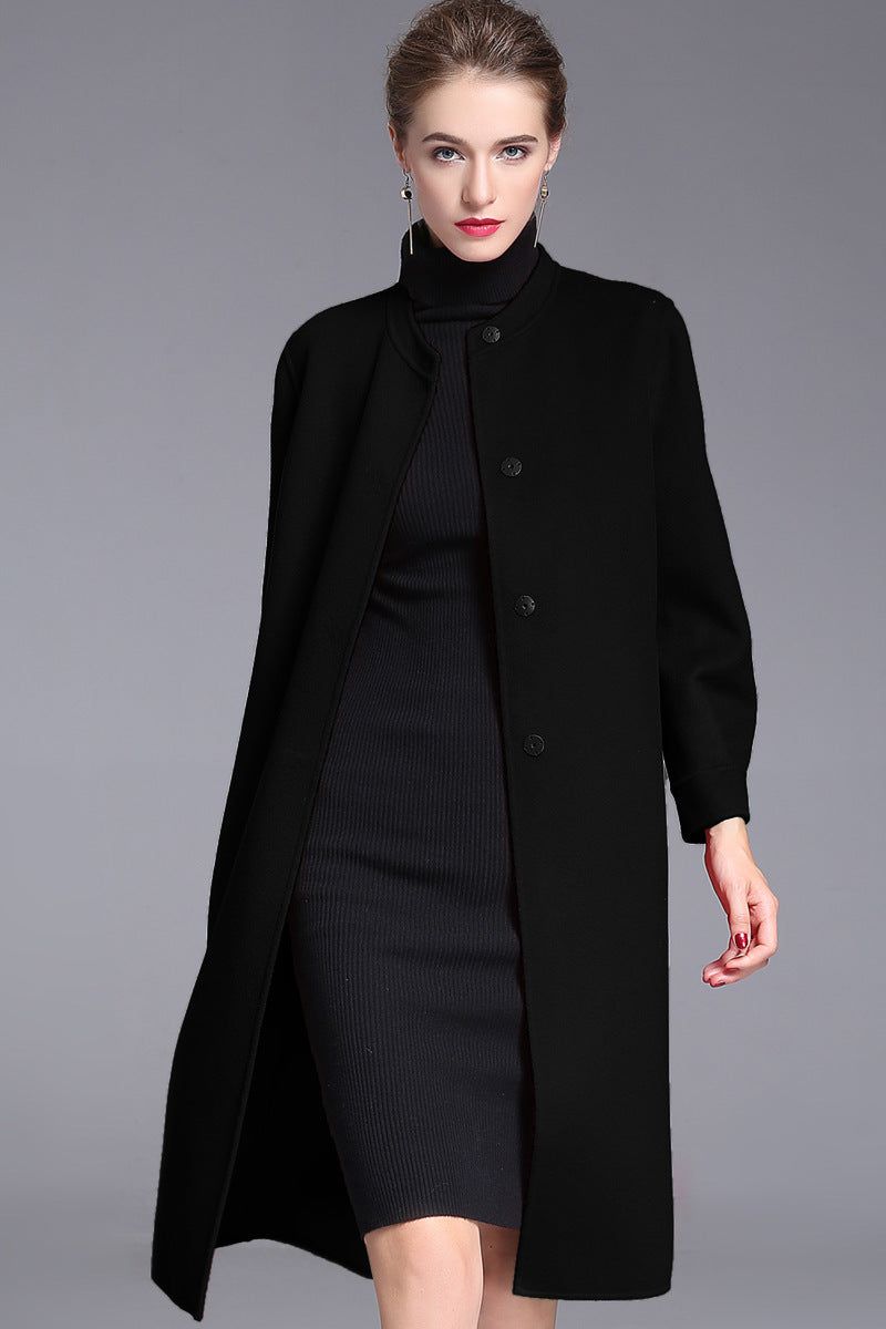 MXX245 Two-sided Cashmere Overcoat