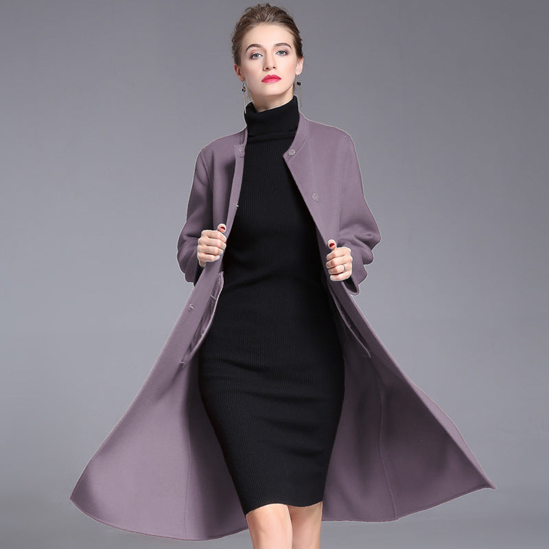 MXX245 Two-sided Cashmere Overcoat