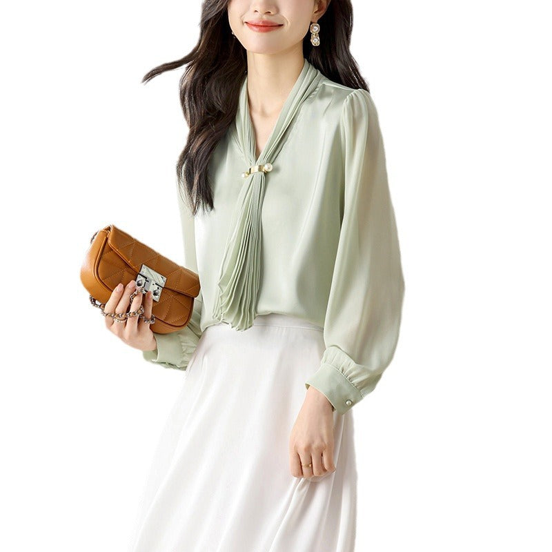 MXX20 Chiffon Long-sleeved Blouse