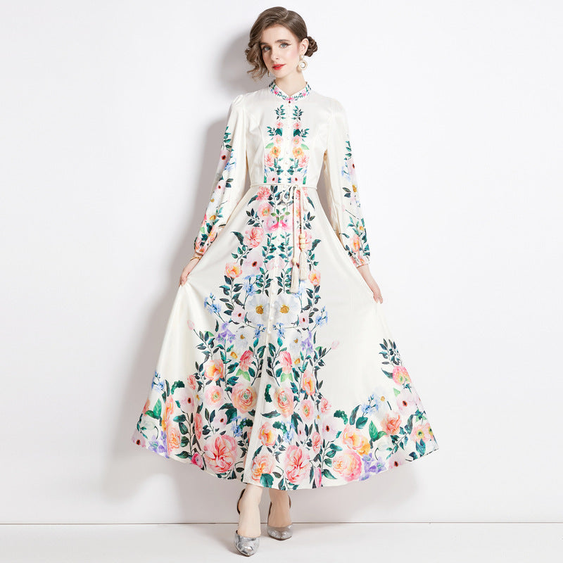 MXX45 Palace Style Flower Dress