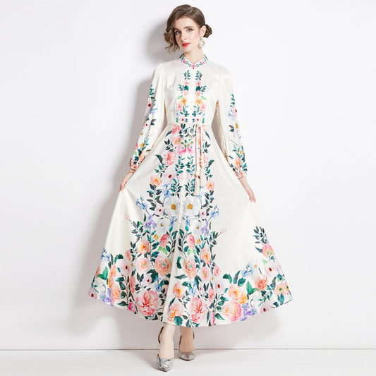 MXX45 Palace Style Flower Dress