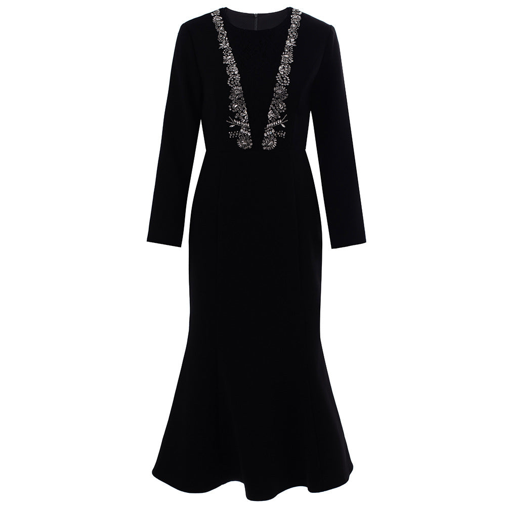 MXX210 Beading Trumpet / Mermaid Dress
