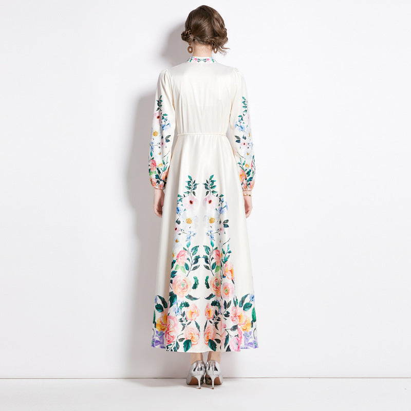 MXX45 Palace Style Flower Dress