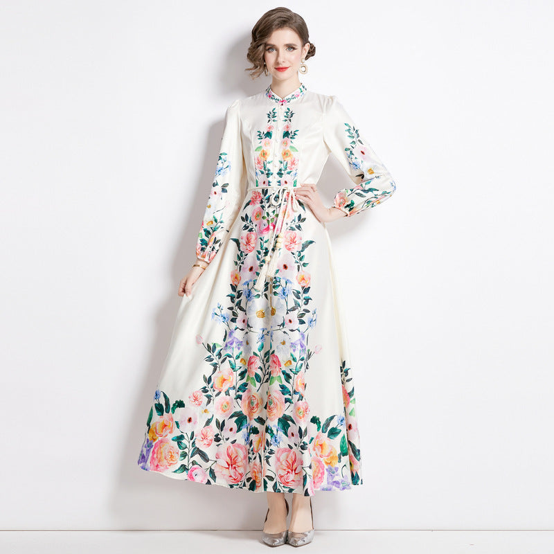 MXX45 Palace Style Flower Dress