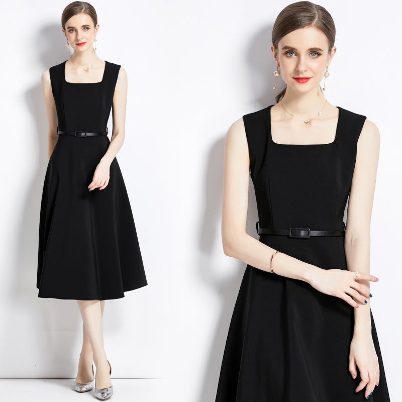 MXX50 Square Collar Vest Dress